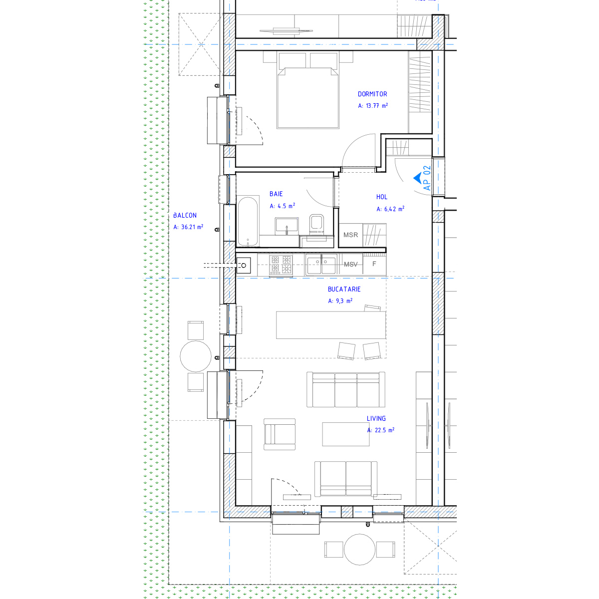 Apartament 2 - 2 camere