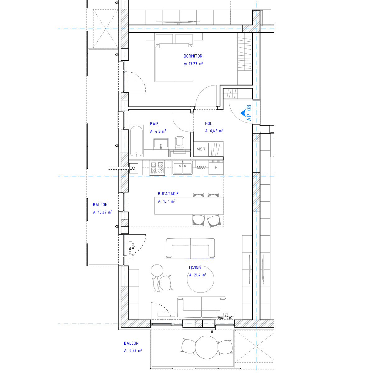 Apartament 8 - 2 camere